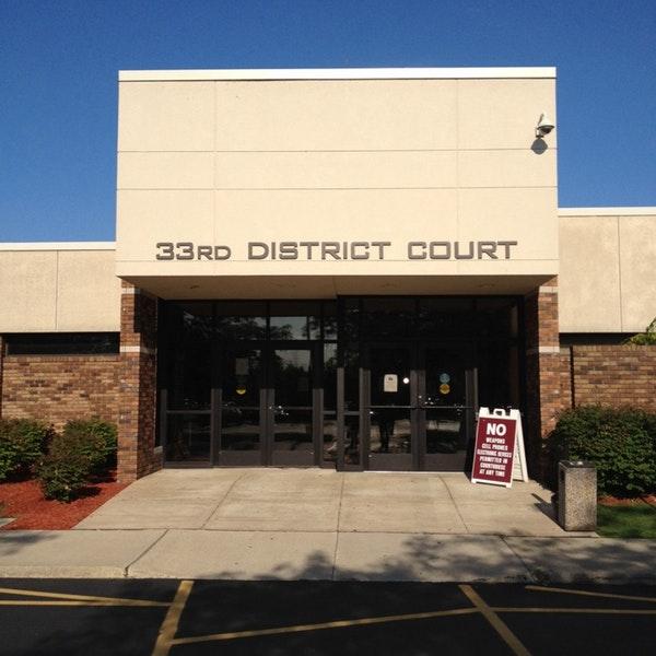 Trenton, Gibralter, Woodhaven, Rockwood, Flat Rock, Township of Brownstown and Gross Ile-- 33rd District Court
